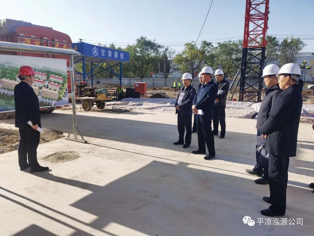 市委辦公室、市政府國資委督查泓源公司工作(圖2)